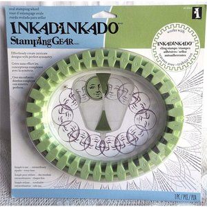 Inkadinkado Stamping Gear Oval Wheel New Sealed